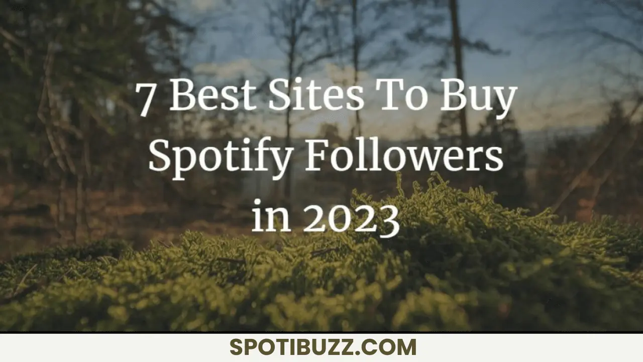 7 Best Sites To Buy Spotify Followers In 2023