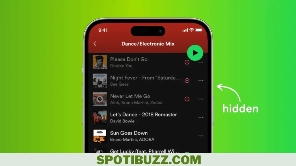 How To Hide or Unhide a Song from Spotify Music Library