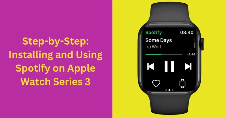 Spotify On Apple Watch Series 3: Enjoy music during workouts